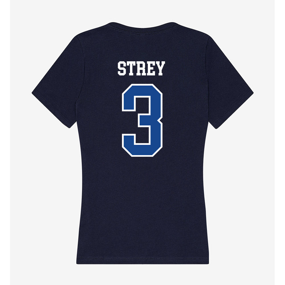 Creighton - NCAA Baseball : Owen Strey - Classic Shersey Women's V-Neck T-Shirt-2