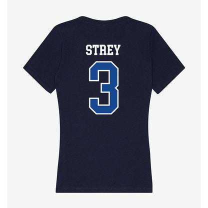 Creighton - NCAA Baseball : Owen Strey - Classic Shersey Women's V-Neck T-Shirt-2