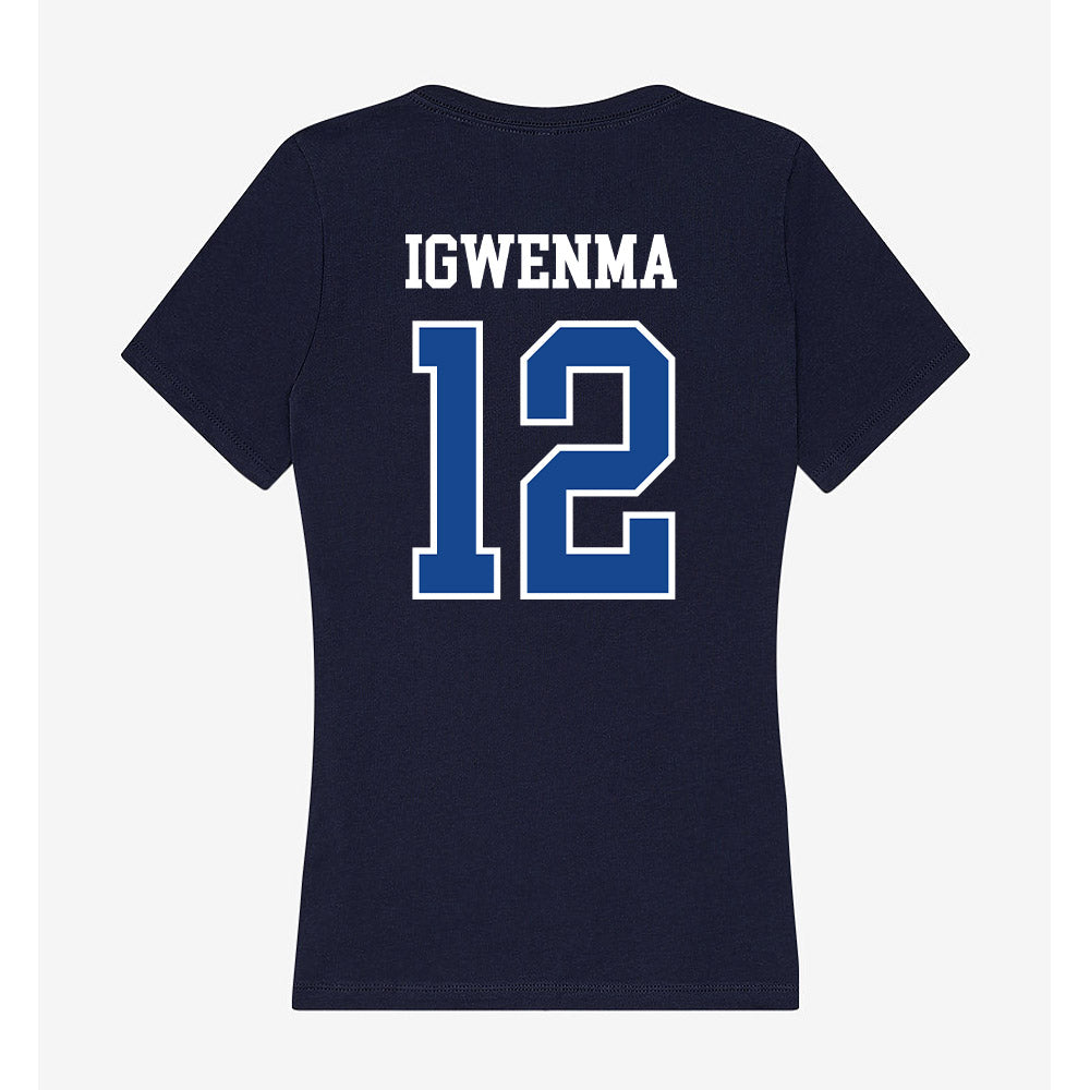 Creighton - NCAA Men's Soccer : Jordan Igwenma - Classic Shersey Women's V-Neck T-Shirt-2