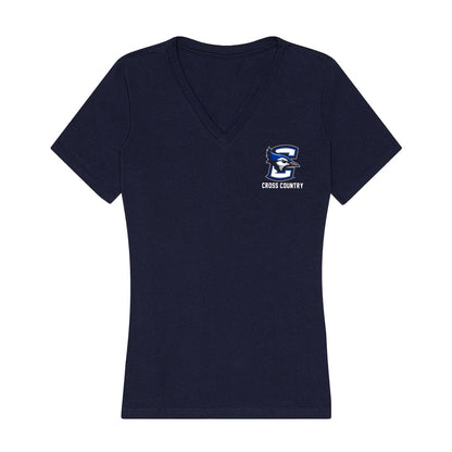 Creighton - NCAA Women's Cross Country : Atlee Wallman - Women's V-Neck T-Shirt-0