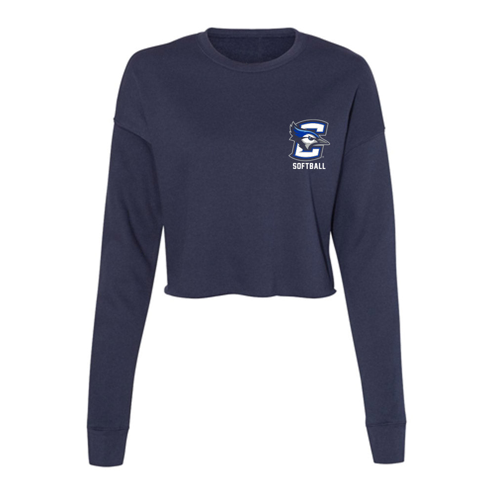 Creighton - NCAA Softball : Gracie Maloney - Women's Cropped Crew Fleece-0