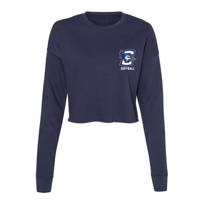Creighton - NCAA Softball : Gracie Maloney - Women's Cropped Crew Fleece-0