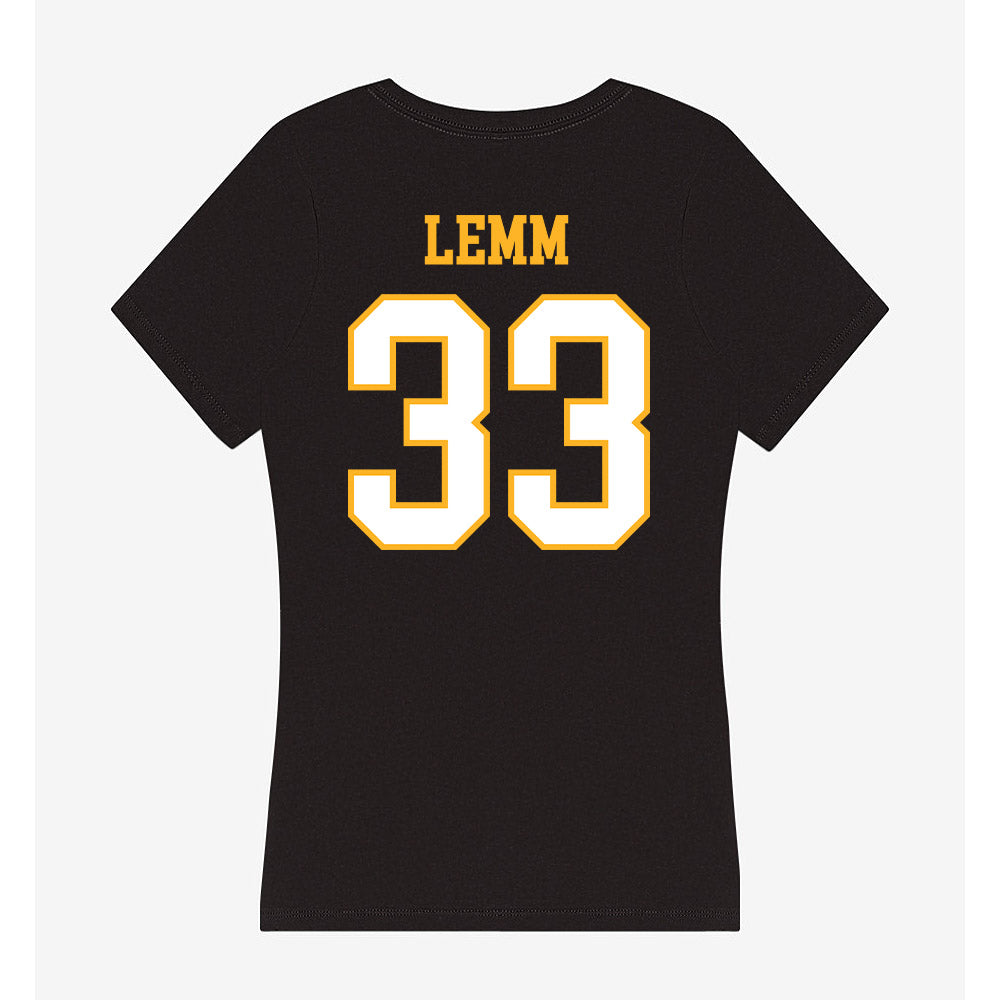 UW Milwaukee - NCAA Baseball : Ryan Lemm - Women's V-Neck T-Shirt-1