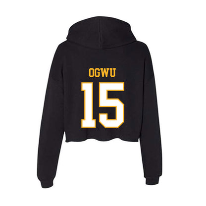 UW Milwaukee - NCAA Men's Soccer : Praise Ogwu - Women's Crop Fleece Hoodie-1