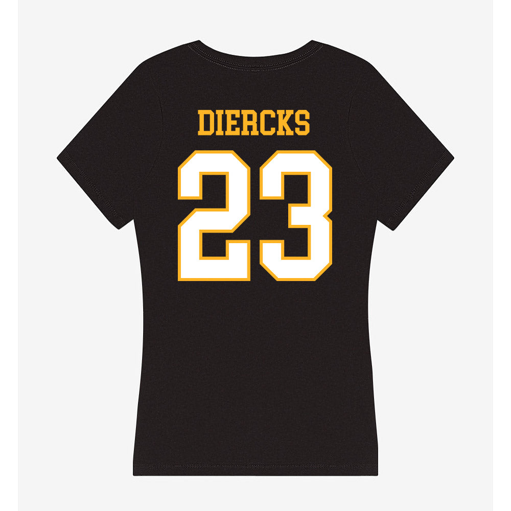UW Milwaukee - NCAA Men's Soccer : Kellen Diercks - Women's V-Neck T-Shirt-1