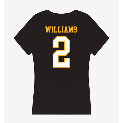 UW Milwaukee - NCAA Women's Basketball : Jada Williams - Women's V-Neck T-Shirt-1