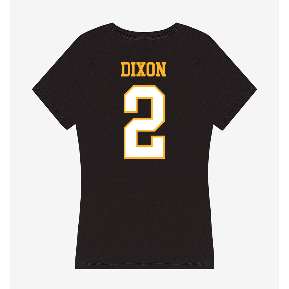 UW Milwaukee - NCAA Men's Basketball : Josh Dixon - Women's V-Neck T-Shirt-1