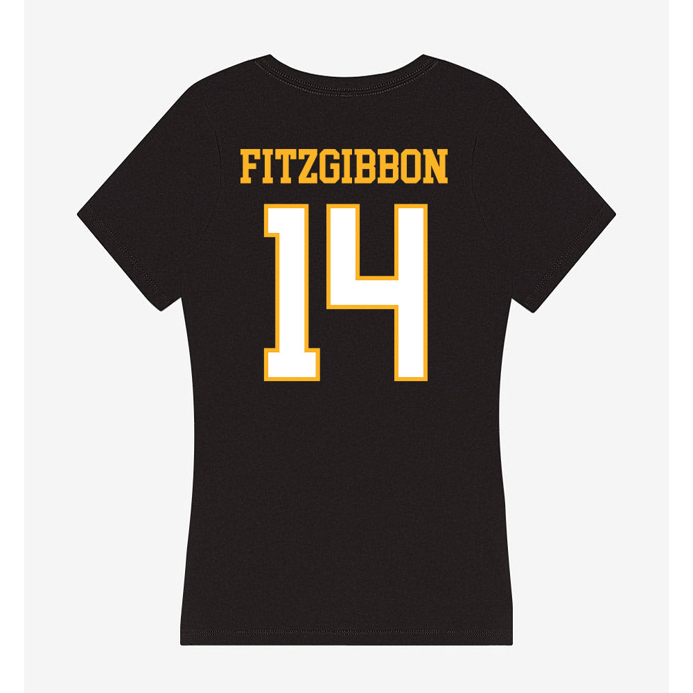 UW Milwaukee - NCAA Women's Basketball : Madison Fitzgibbon - Women's V-Neck T-Shirt-1