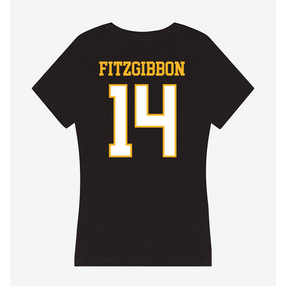 UW Milwaukee - NCAA Women's Basketball : Madison Fitzgibbon - Women's V-Neck T-Shirt-1