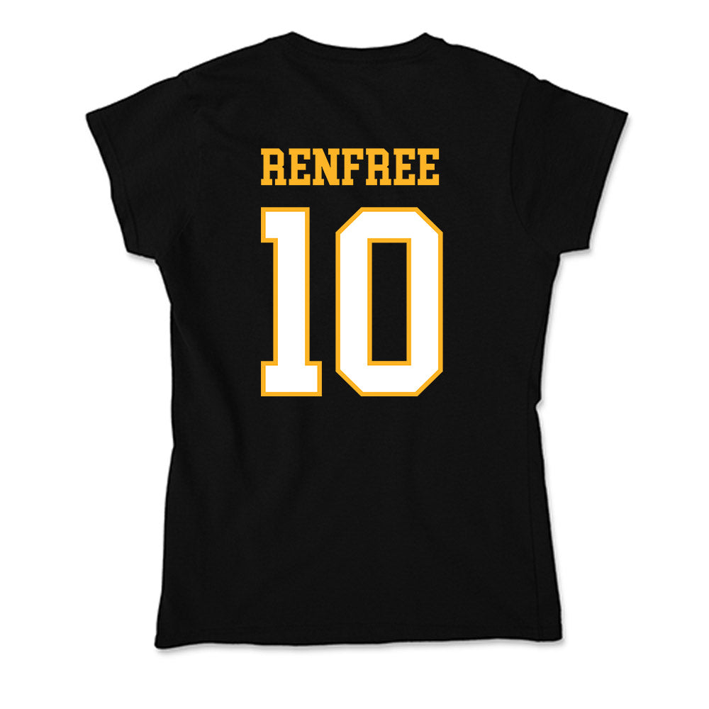 UW Milwaukee - NCAA Men's Basketball : Ned Renfree - Soft Style Women’s T-Shirt-1