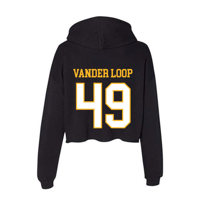 UW Milwaukee - NCAA Baseball : Alex Vander Loop - Women's Crop Fleece Hoodie-1