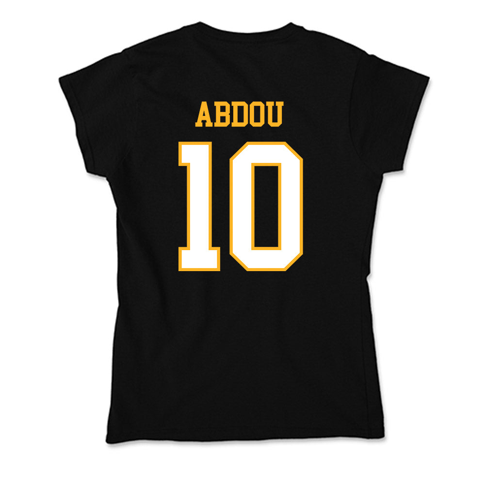 UW Milwaukee - NCAA Men's Soccer : Moursali Abdou - Soft Style Women’s T-Shirt-1