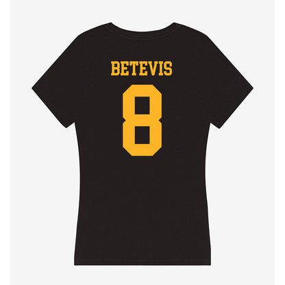 Valpo - NCAA Baseball : George Betevis - Women's V-Neck T-Shirt-1