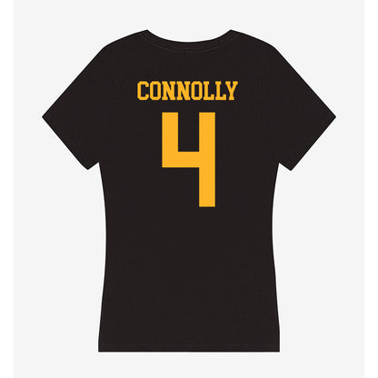 Valpo - NCAA Women's Basketball : Fiona Connolly - Women's V-Neck T-Shirt-1