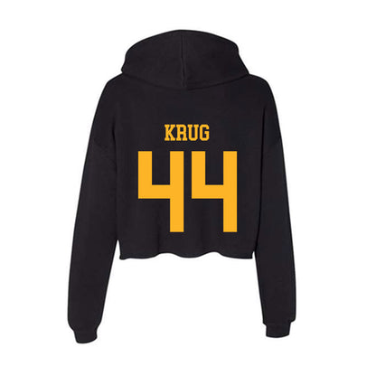 Valpo - NCAA Softball : Kayden Krug - Women's Crop Fleece Hoodie-1