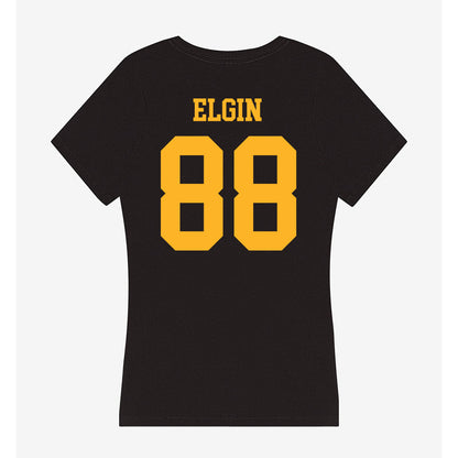 Valpo - NCAA Football : Jack Elgin - Women's V-Neck T-Shirt-1
