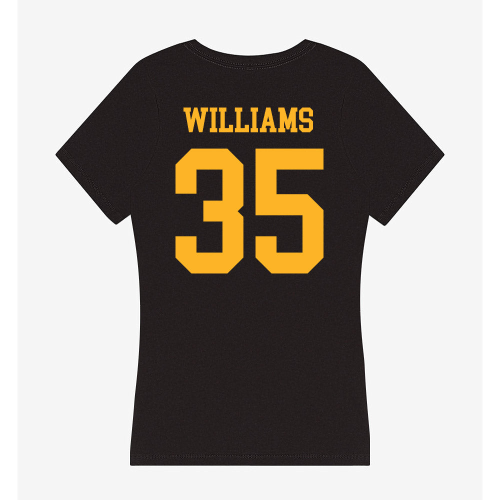 Valpo - NCAA Football : Adrian Williams - Women's V-Neck T-Shirt-1