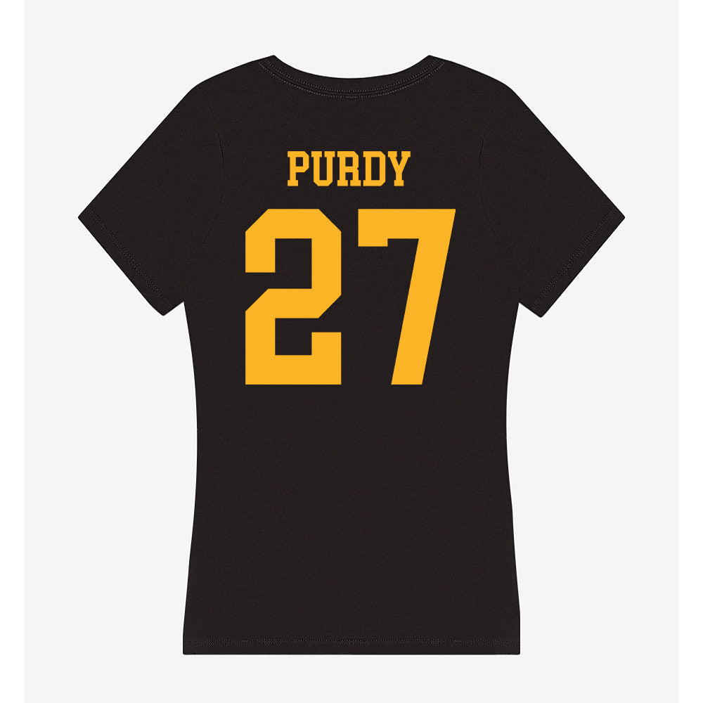 Valpo - NCAA Softball : Kayla Purdy - Women's V-Neck T-Shirt-1