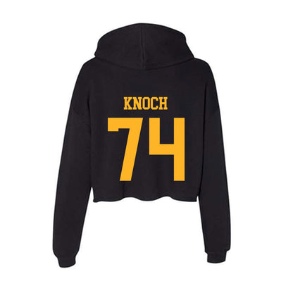 Valpo - NCAA Football : Mason Knoch - Women's Crop Fleece Hoodie-1