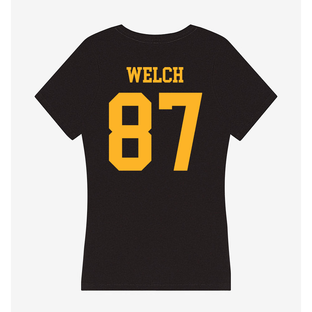 Valpo - NCAA Football : Brayden Welch - Women's V-Neck T-Shirt-1