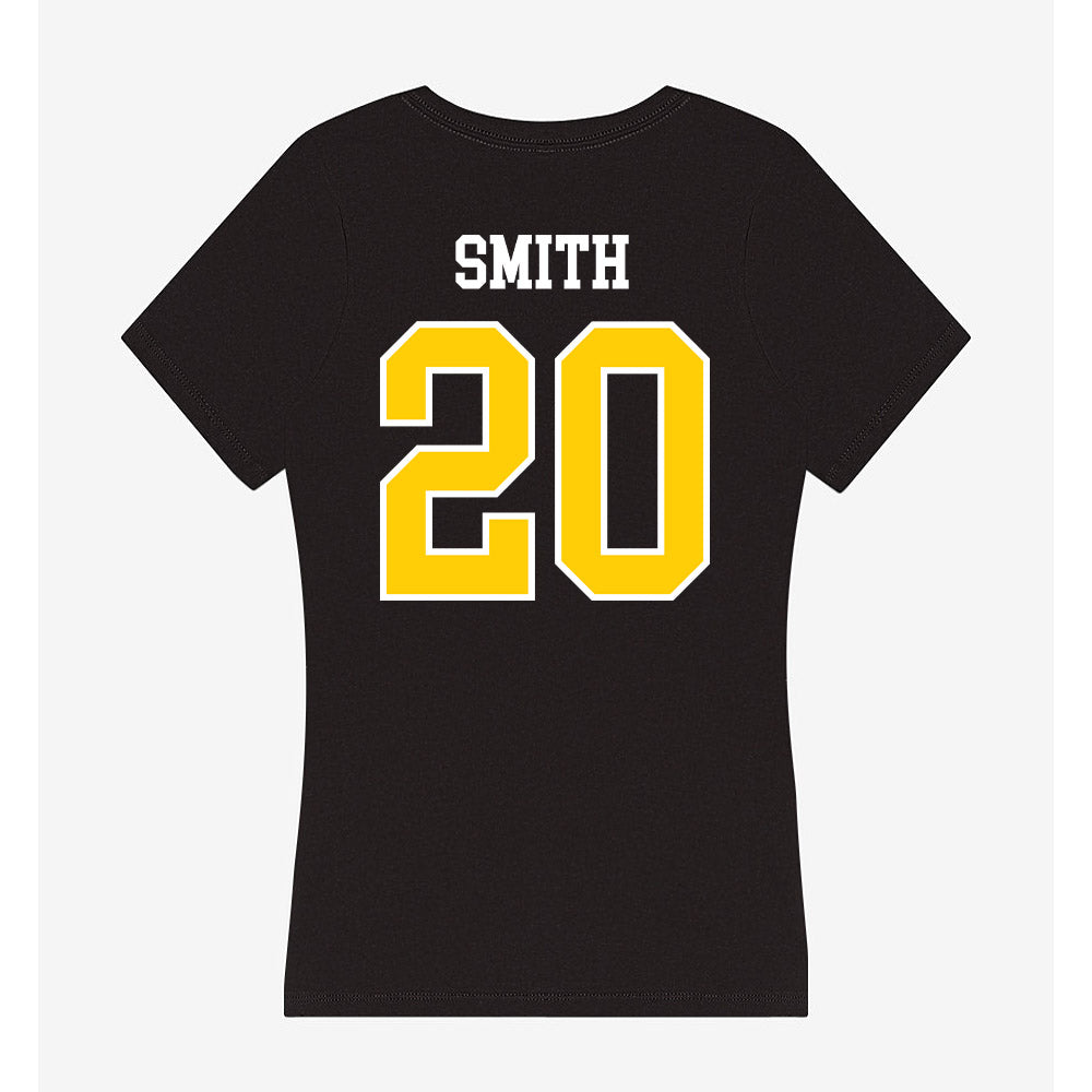 Michigan Tech - NCAA Men's Basketball : Gabriel Smith - Women's V-Neck T-Shirt-1