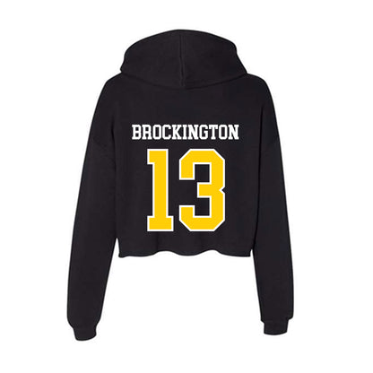 Michigan Tech - NCAA Women's Soccer : Havanah Brockington - Women's Crop Fleece Hoodie-1