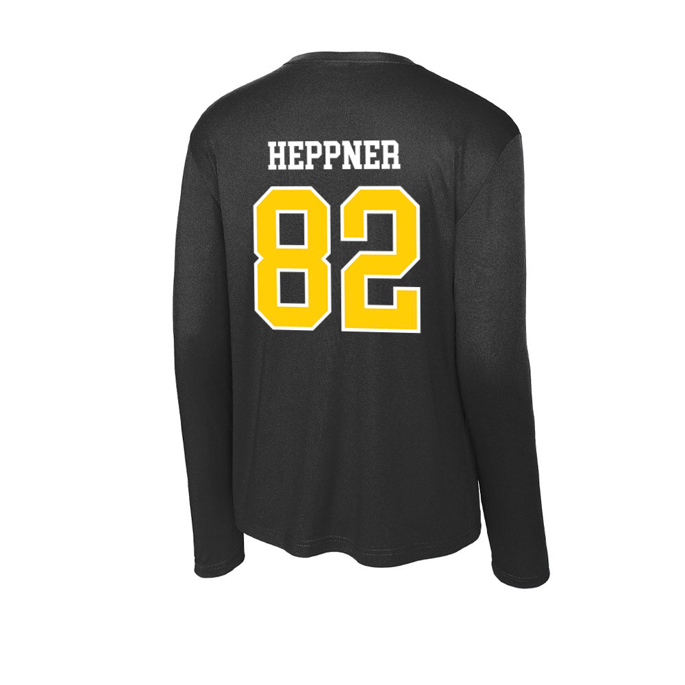 Michigan Tech - NCAA Football : Drew Heppner - Activewear Long Sleeve T-Shirt-1