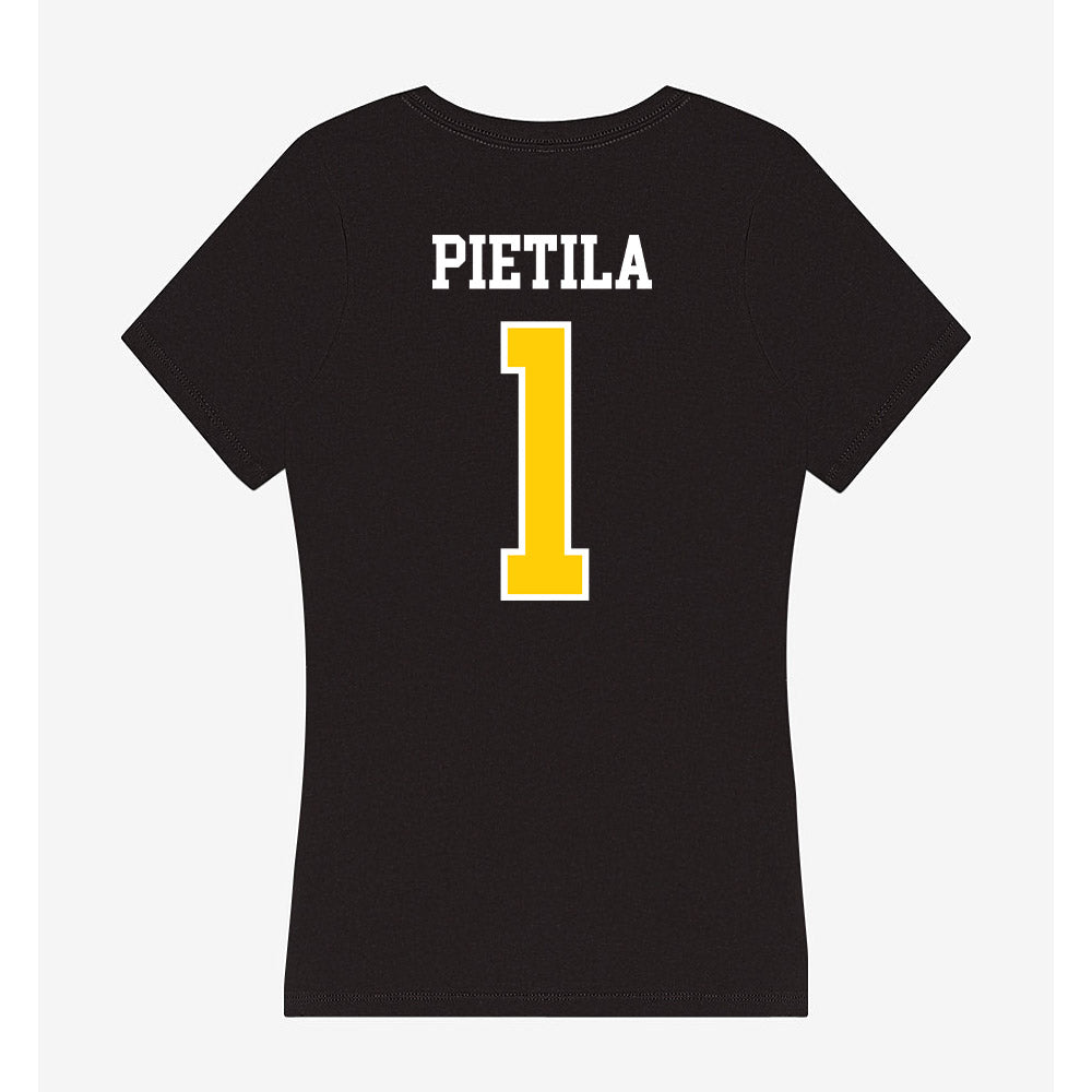 Michigan Tech - NCAA Women's Basketball : Abbie Pietila - Women's V-Neck T-Shirt-1