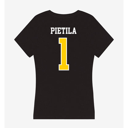 Michigan Tech - NCAA Women's Basketball : Abbie Pietila - Women's V-Neck T-Shirt-1