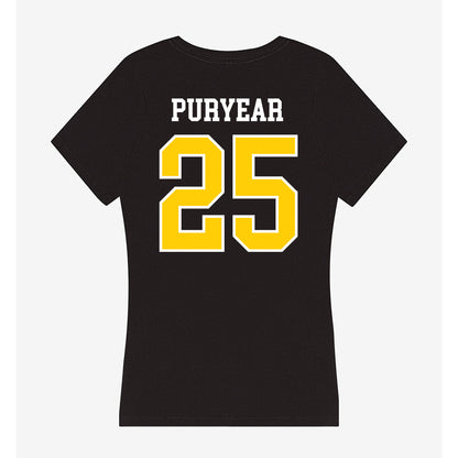 Michigan Tech - NCAA Women's Soccer : Ak Puryear - Women's V-Neck T-Shirt-1