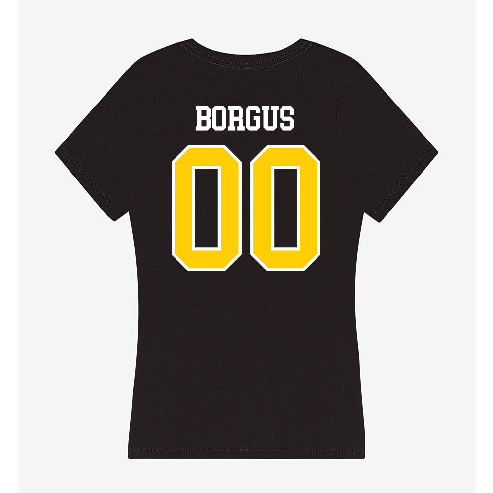 Michigan Tech - NCAA Football : Bryce Borgus - Women's V-Neck T-Shirt-1