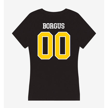 Michigan Tech - NCAA Football : Bryce Borgus - Women's V-Neck T-Shirt-1