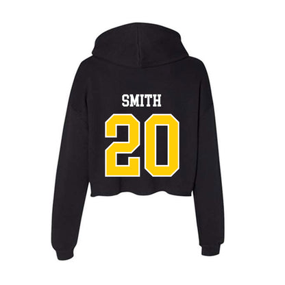 Michigan Tech - NCAA Men's Basketball : Gabriel Smith - Women's Crop Fleece Hoodie-1