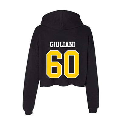 Michigan Tech - NCAA Football : Kevin Giuliani - Women's Crop Fleece Hoodie-1