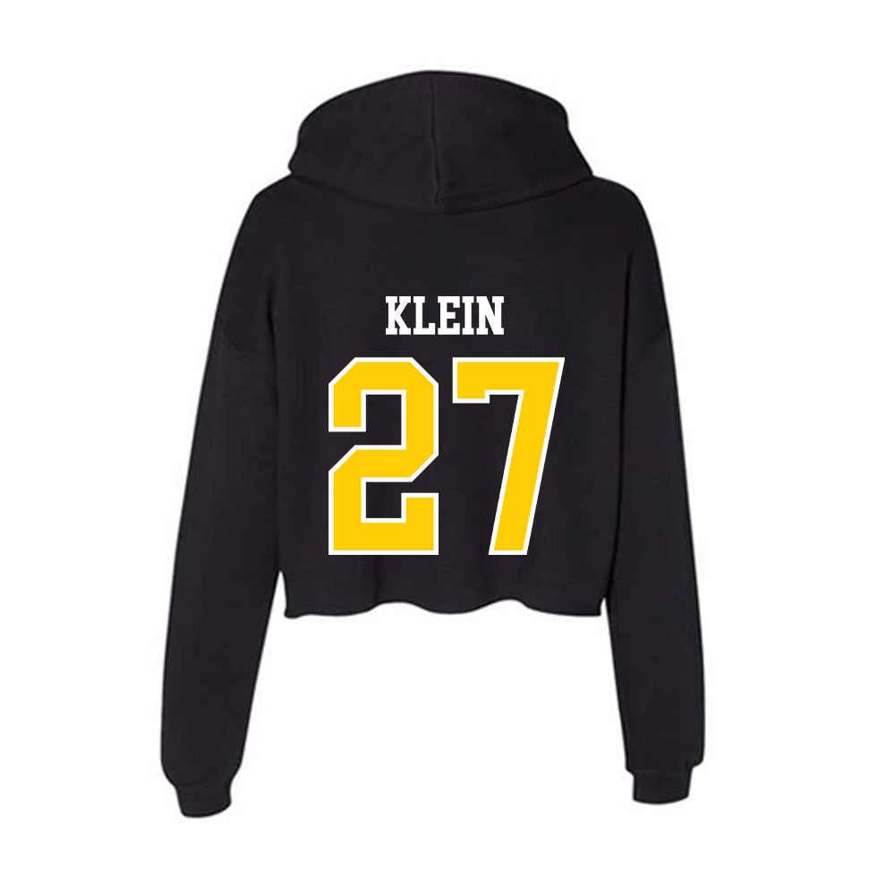 Michigan Tech - NCAA Women's Soccer : Gabrielle Klein - Women's Crop Fleece Hoodie-1