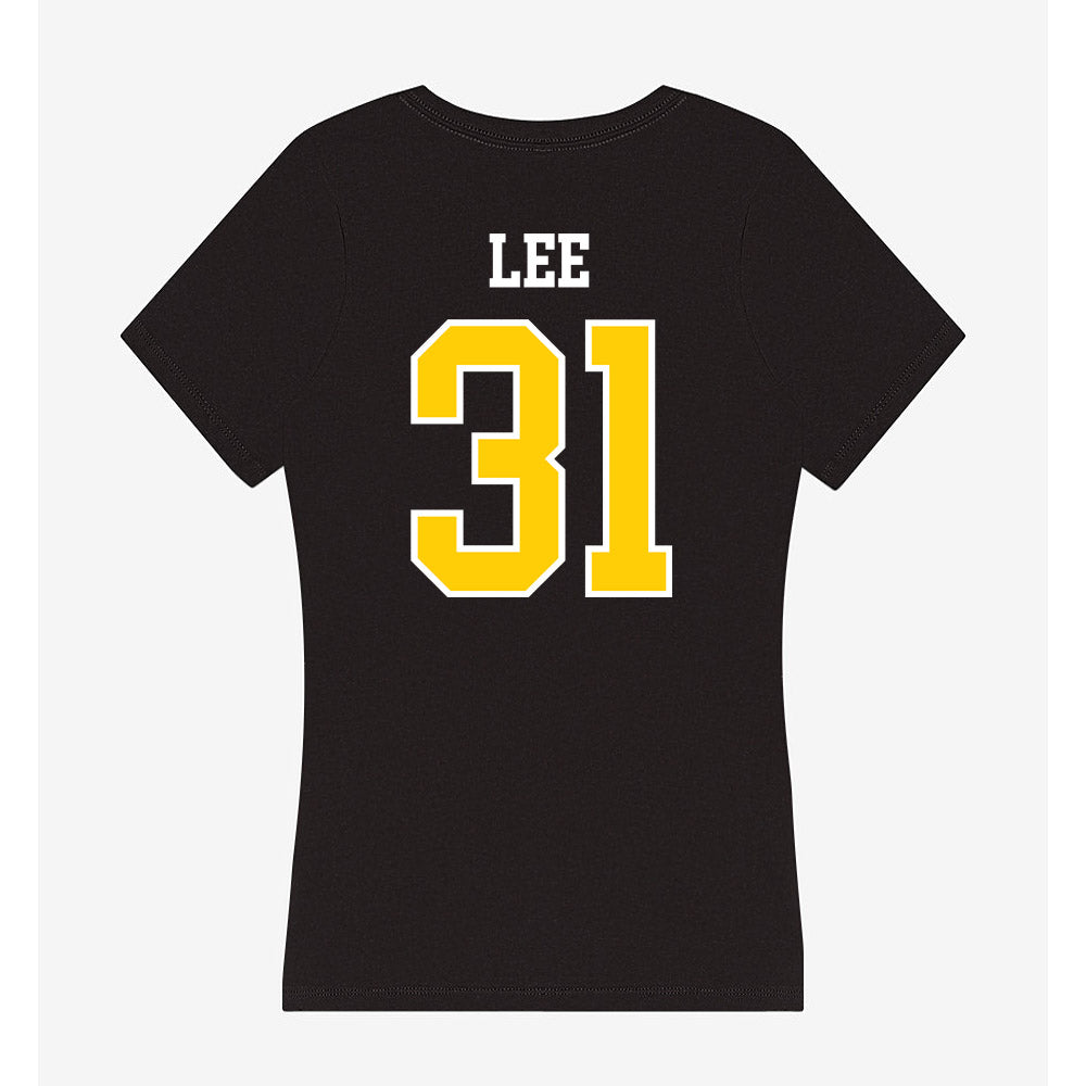 Michigan Tech - NCAA Men's Ice Hockey : Bryant Lee - Women's V-Neck T-Shirt-1