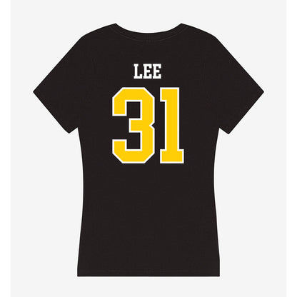 Michigan Tech - NCAA Men's Ice Hockey : Bryant Lee - Women's V-Neck T-Shirt-1