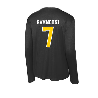 Michigan Tech - NCAA Football : Adam Rammouni - Activewear Long Sleeve T-Shirt-1