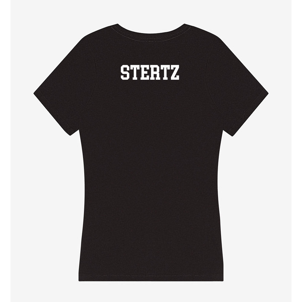 Michigan Tech - NCAA Skiing : Samuel Stertz - Women's V-Neck T-Shirt-1