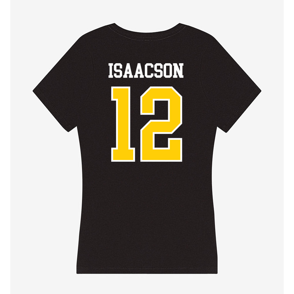 Michigan Tech - NCAA Football : Brady Isaacson - Women's V-Neck T-Shirt-1