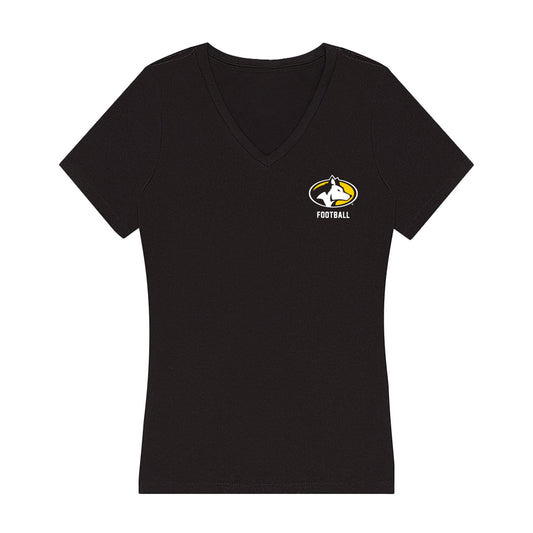 Michigan Tech - NCAA Football : Luke Gorzinski - Women's V-Neck T-Shirt-0