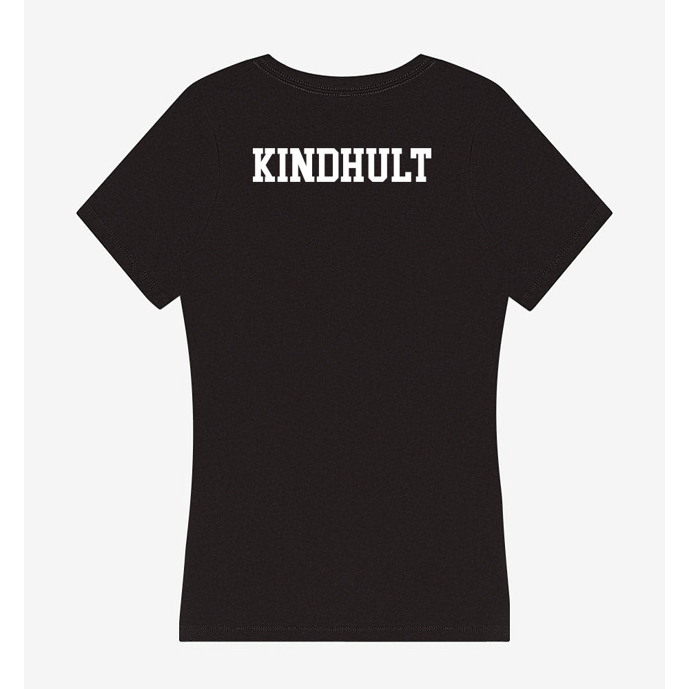 LMU - NCAA Men's Tennis : Emil Kindhult - Women's V-Neck T-Shirt-1