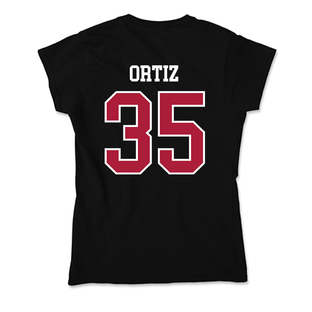LMU - NCAA Baseball : Jordan Ortiz - Soft Style Women’s T-Shirt-1