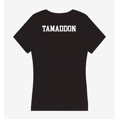 LMU - NCAA Men's Tennis : Darius Tamaddon - Women's V-Neck T-Shirt-1