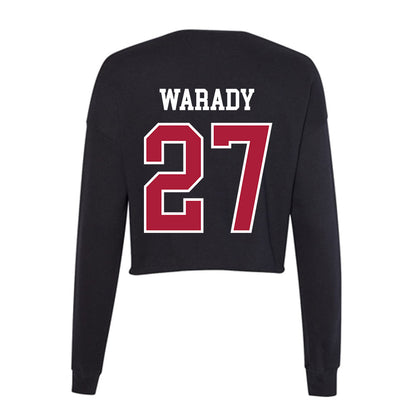 LMU - NCAA Baseball : Tanner Warady - Women's Cropped Crew Fleece-1