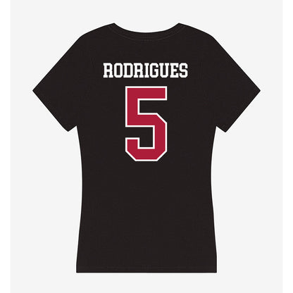 LMU - NCAA Men's Soccer : Nathan Rodrigues - Women's V-Neck T-Shirt-1