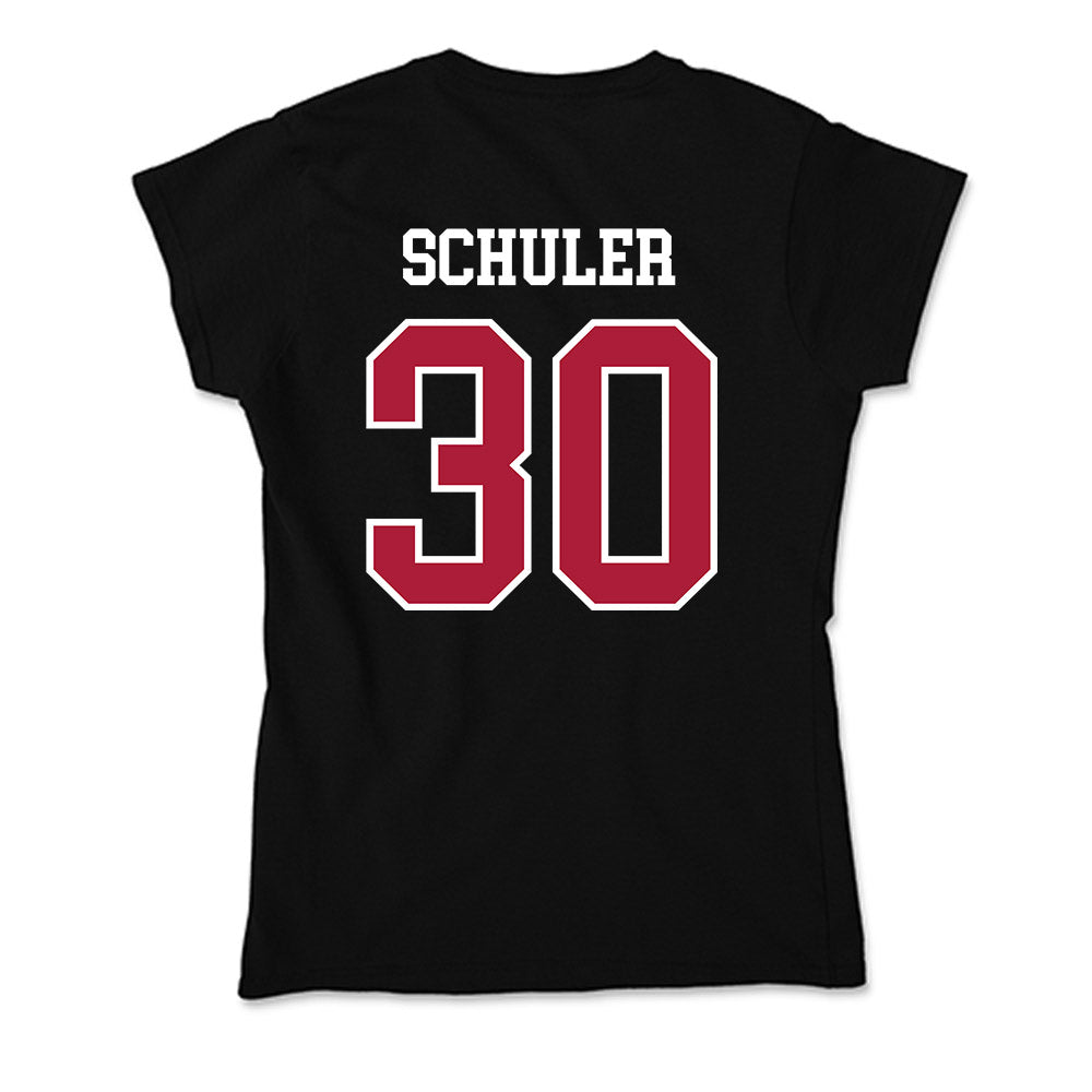 LMU - NCAA Women's Soccer : Sydney Schuler - Soft Style Women’s T-Shirt-1