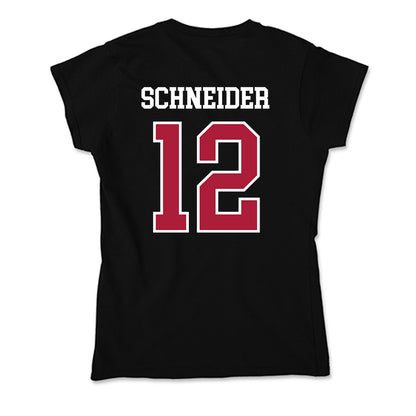 LMU - NCAA Baseball : Max Schneider - Soft Style Women’s T-Shirt-1