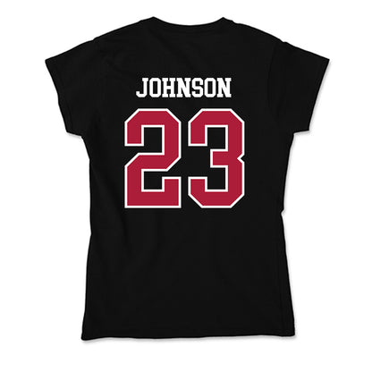 LMU - NCAA Baseball : Jonah Johnson - Soft Style Women’s T-Shirt-1