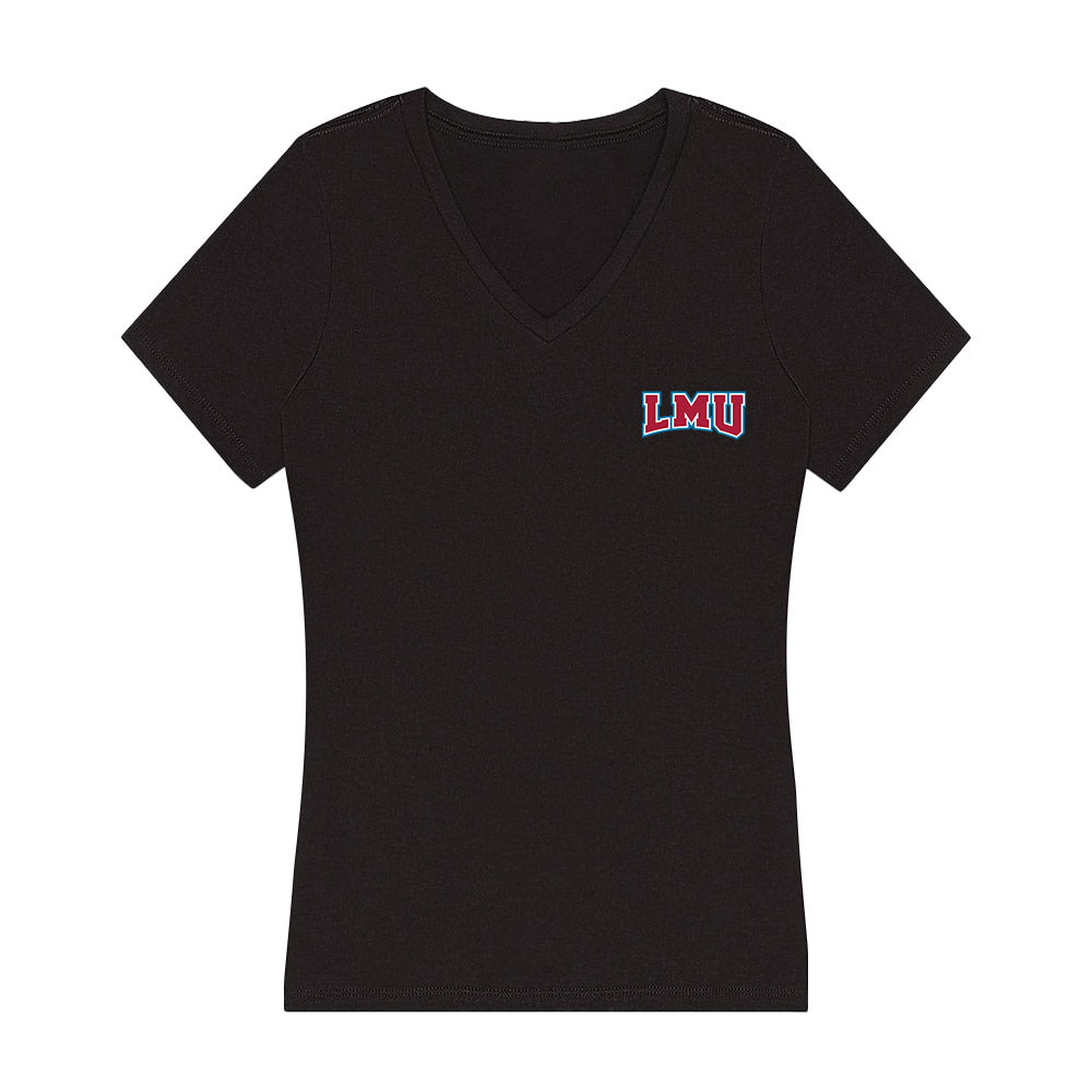 LMU - NCAA Women's Soccer : Sydney Schuler - Women's V-Neck T-Shirt-0